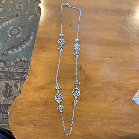 Daisy Fuentes Jewelry Silver Necklace Long Poshmark